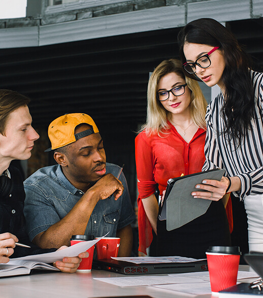 Digital team in a meeting